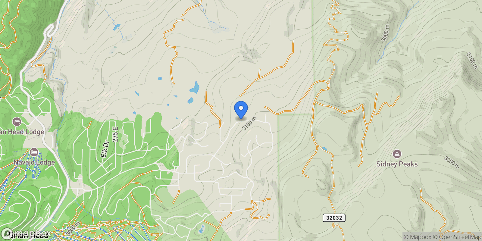 Map showing Aspen Meadows Lot 20, Brian Head, UT 84719, Brian Head, Utah, United States.