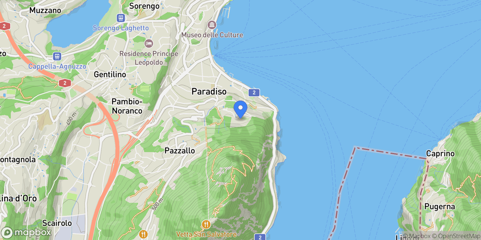 Map showing Guidino, Paradiso, TI 6900, Paradiso, Ticino, Switzerland.