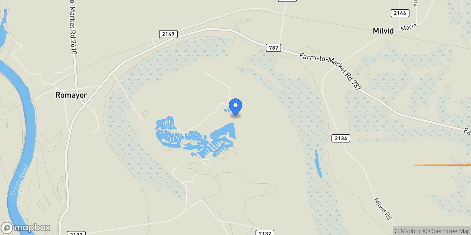 Map showing 83 Maid Marian, Cleveland, TX 77327, Cleveland, Texas, United States.