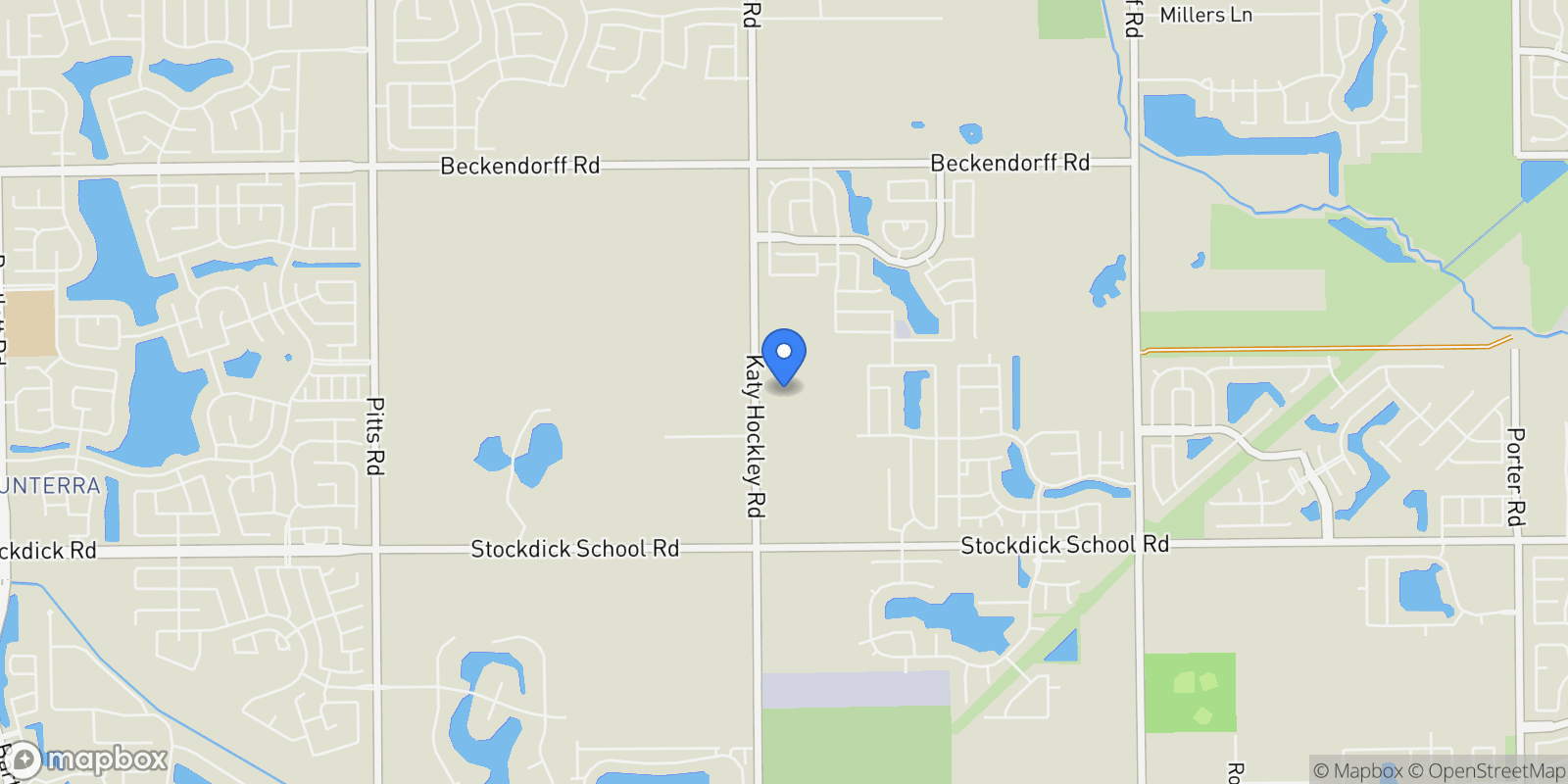 Map showing 5214 Katy Hockley Road, Katy, TX 77493, Katy, Texas, United States.