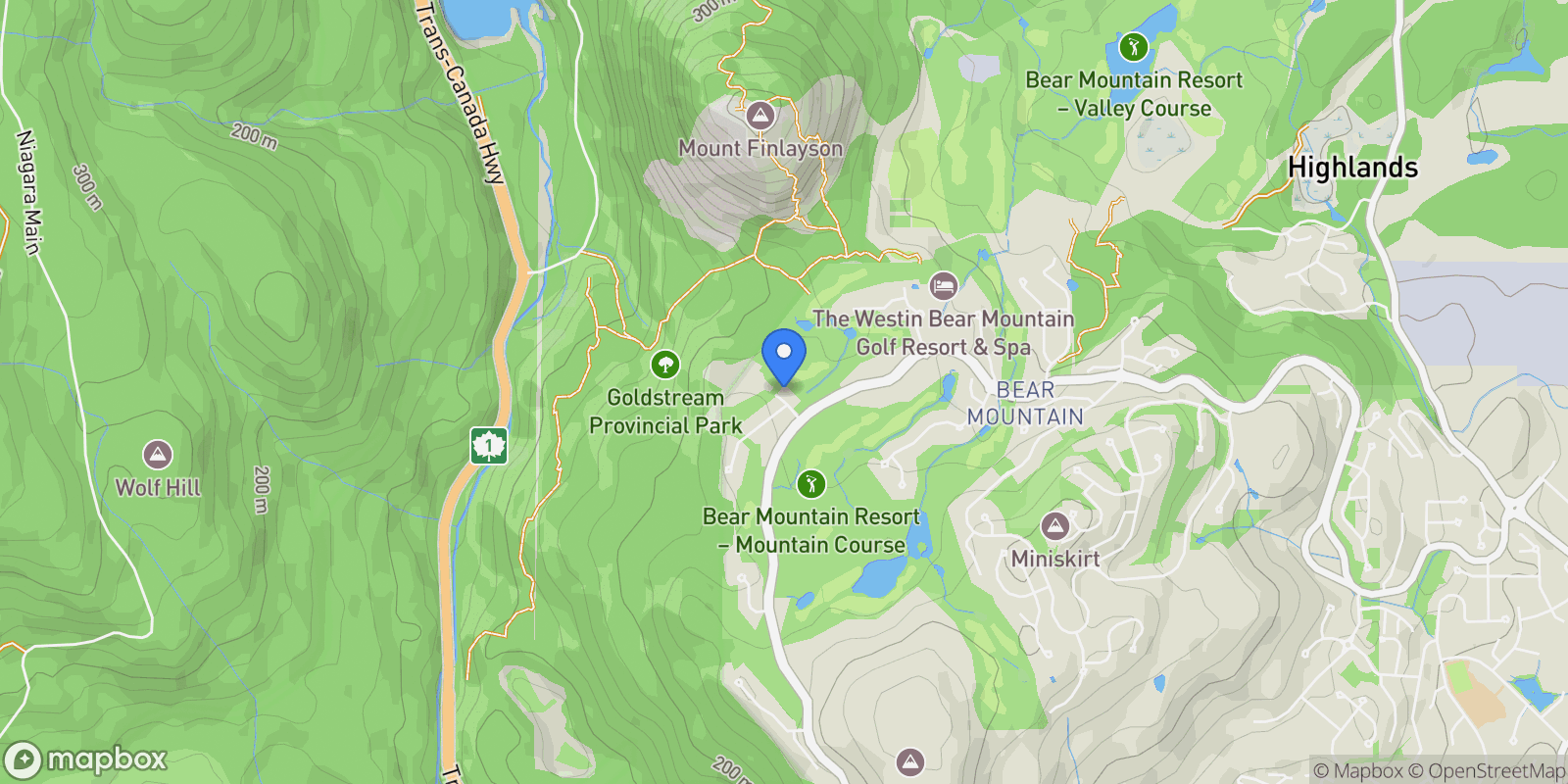 Map showing 2022 Pebble Dr, Langford, BC, V9B0T4, CANADA, Langford, British Columbia, Canada.