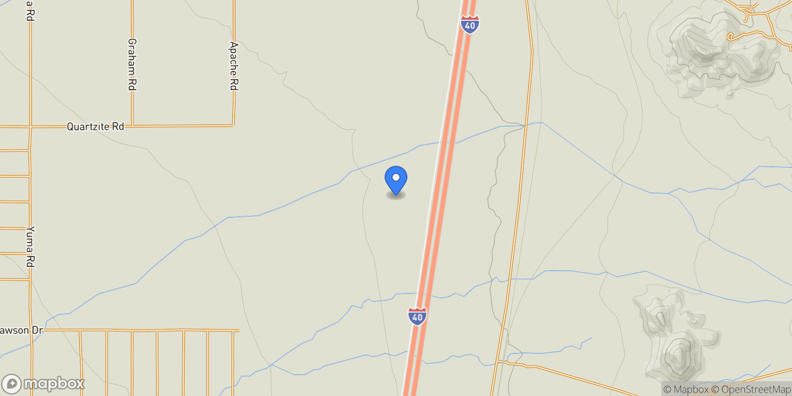 Map showing 0 I-40 76, Kingman, AZ 86401, Golden Valley, Arizona, United States.