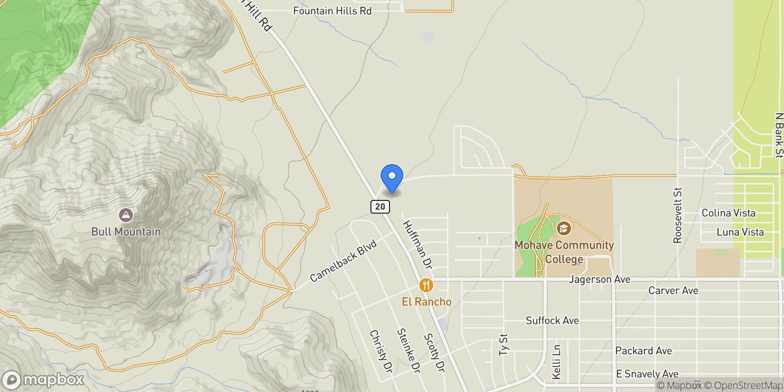 Map showing 0 N Stockton Hill Rd, Kingman, AZ 86409, Kingman, Arizona, United States.