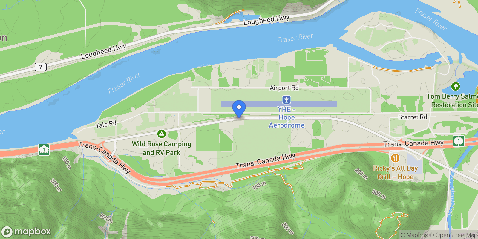 Map showing 62600 Flood Hope Road, Hope, BC, V0X1L2, CANADA, Hope, British Columbia, Canada.