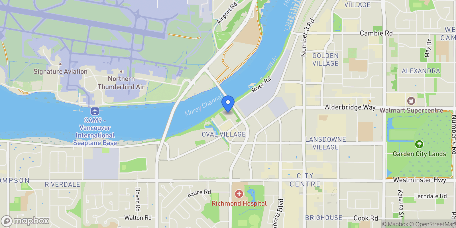 Map showing 6833 Pearson Way # 101, Richmond, BC, V7C0E8, CANADA, Richmond, British Columbia, Canada.