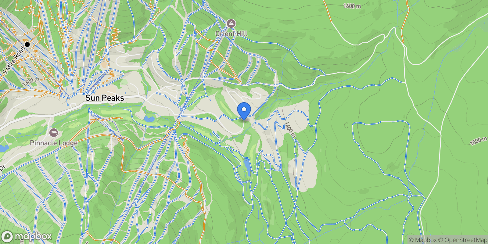 Map showing 7005 MCGILLIVRAY LAKE Drive 10, Sun Peaks, British Columbia, Canada.