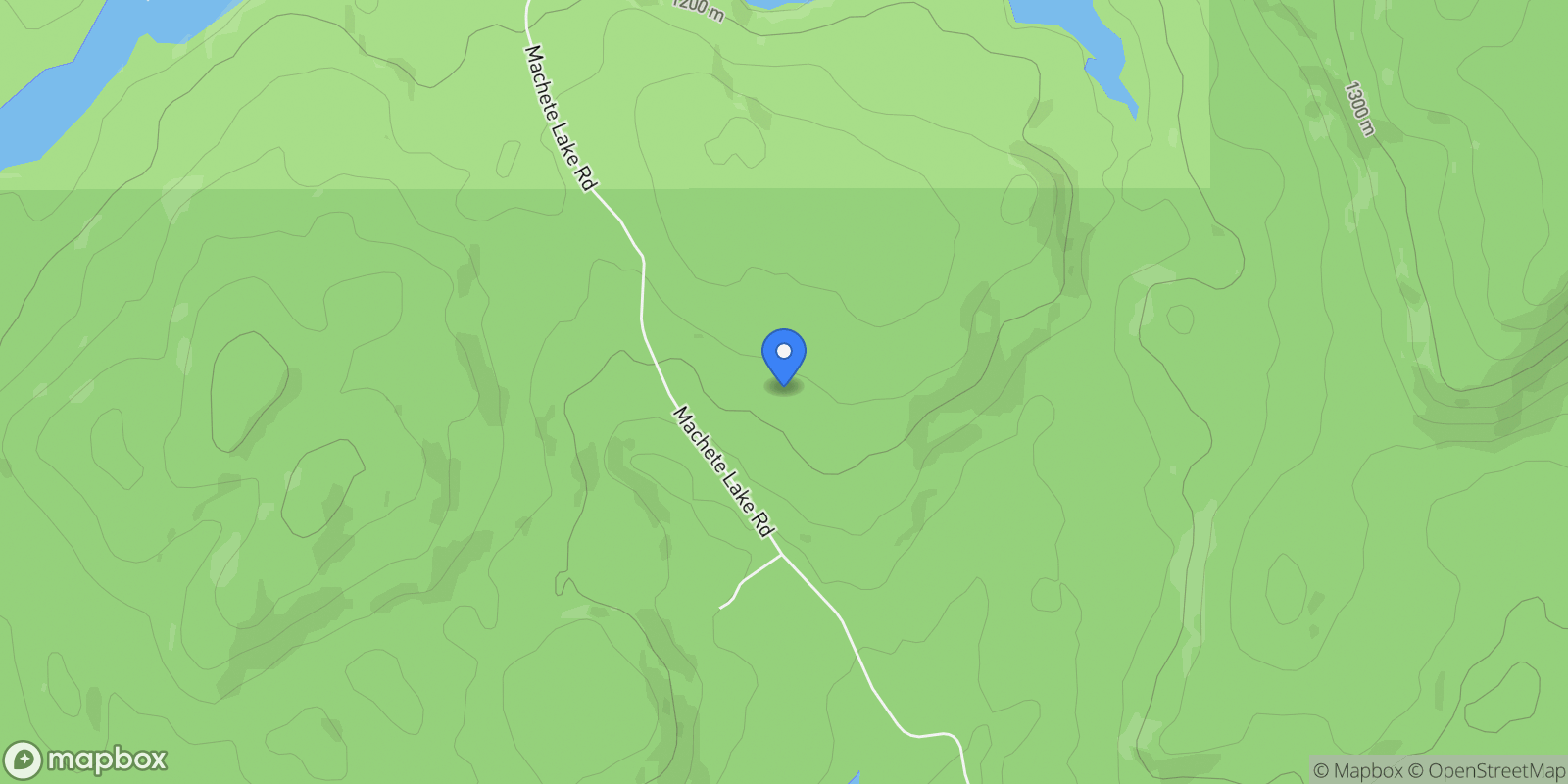 Map showing 7915 MACHETE LAKE Road, Lone Butte, British Columbia, Canada.