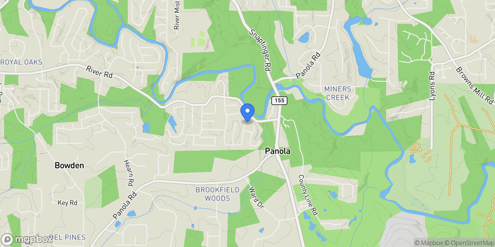 Map showing 4573 River Vista Road, Ellenwood, Georgia, United States.