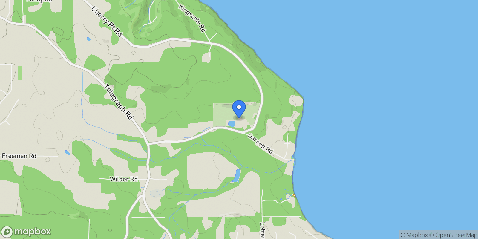 Map showing 840 Cherry Point Rd, Cobble Hill, BC, V0R1L3, CANADA, Cobble Hill, British Columbia, Canada.