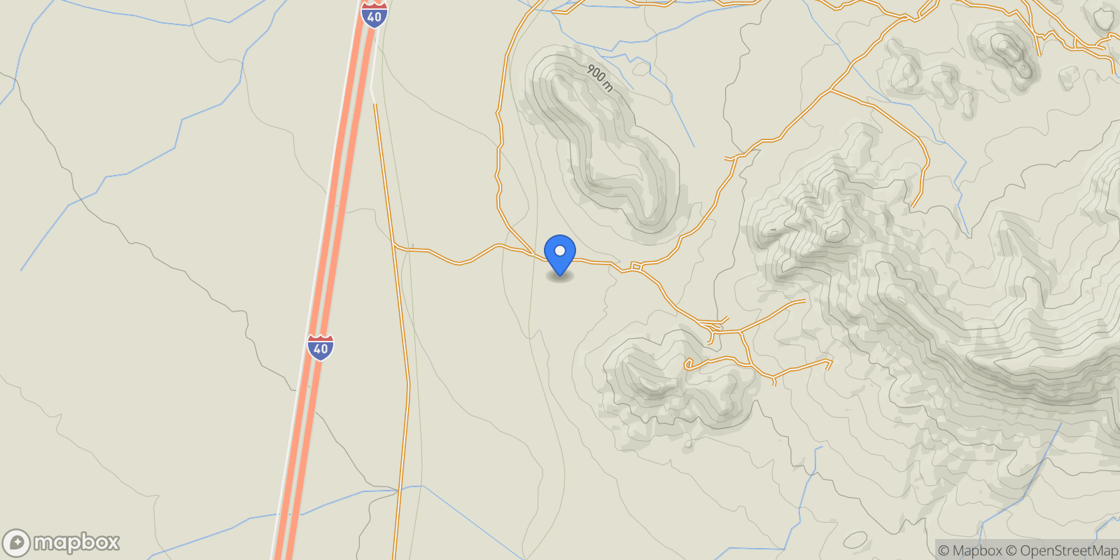 Map showing 0 I-40 Frontage Road, Kingman, AZ 86401, Kingman, AZ, United States.