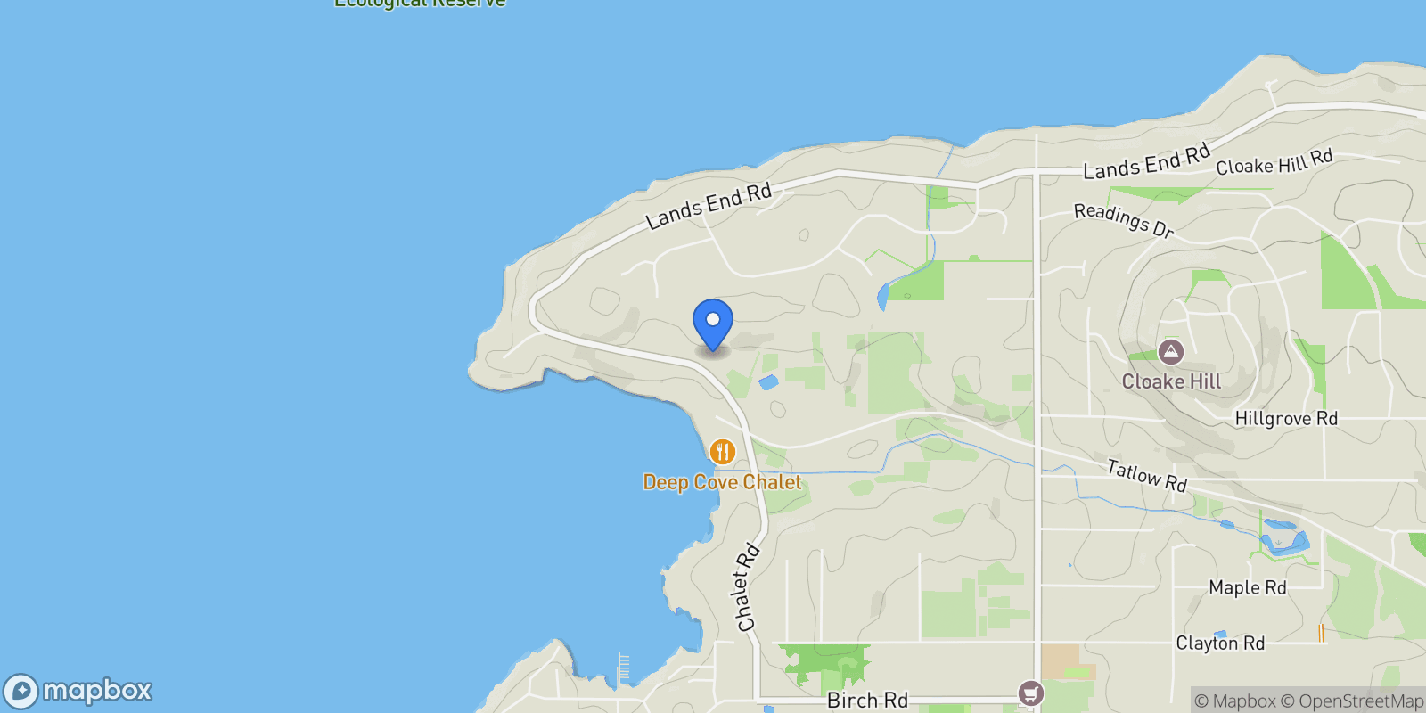 Map showing 11321 Chalet Rd, North Saanich, BC, V8L5M1, CANADA, North Saanich, British Columbia, Canada.