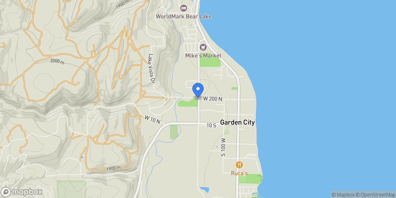 Map showing 199 N 300 W, Garden, Utah, United States.