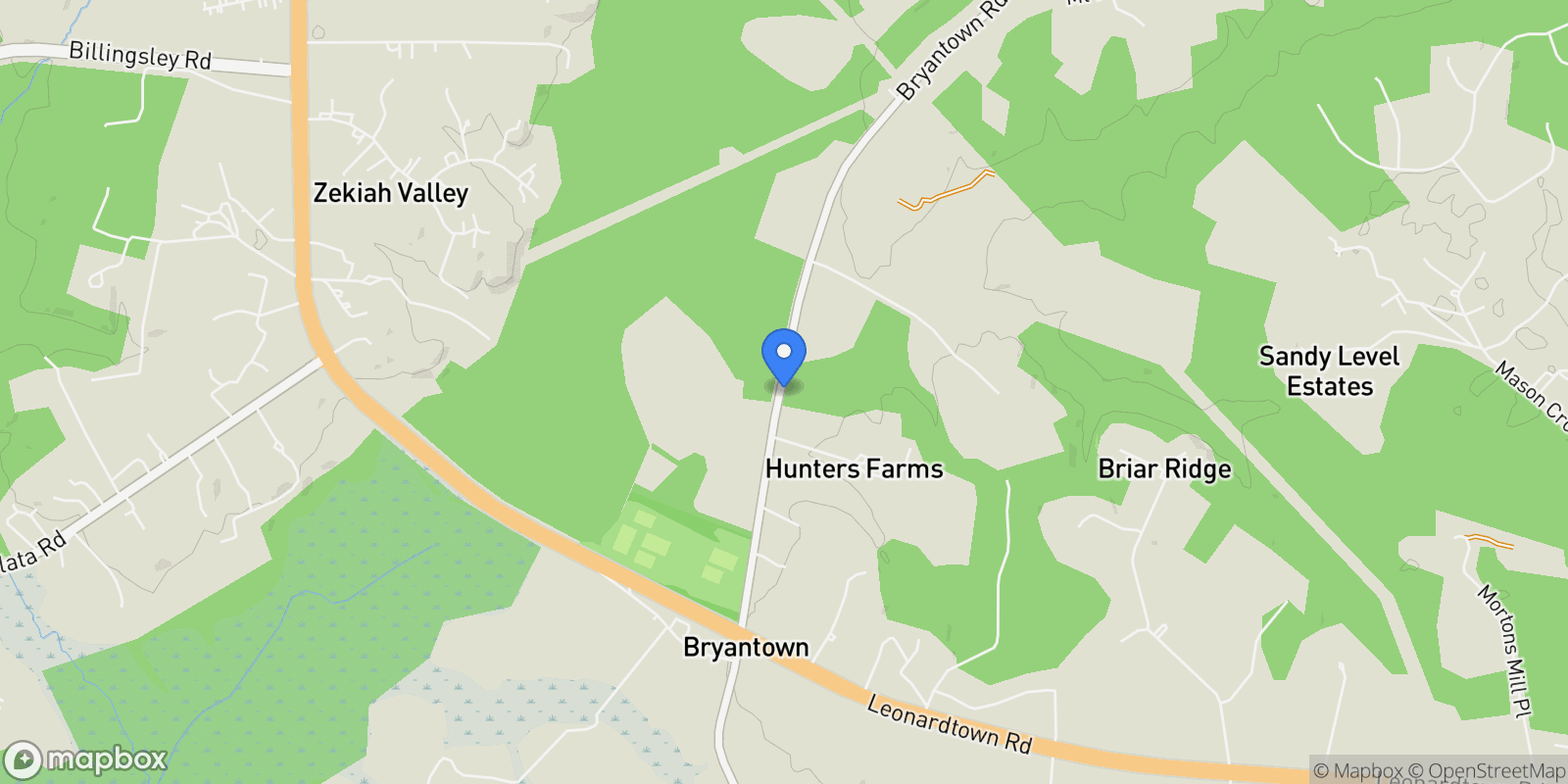 Map showing 5370 Bryantown, Bryantown, MD 20617, Bryantown, Maryland, United States.