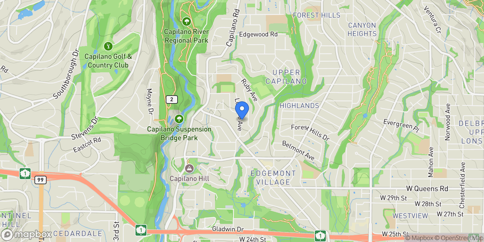Map showing 3658 Loraine Avenue, North Vancouver, BC, V7R4B8, CANADA, North Vancouver, British Columbia, Canada.