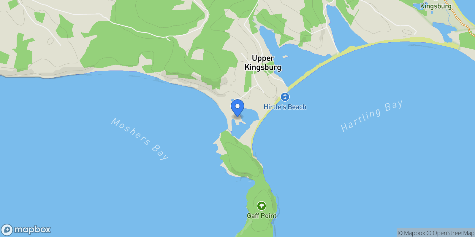 Map showing 120 Net Yard Lane, Lunenburg, Nova Scotia, Canada.