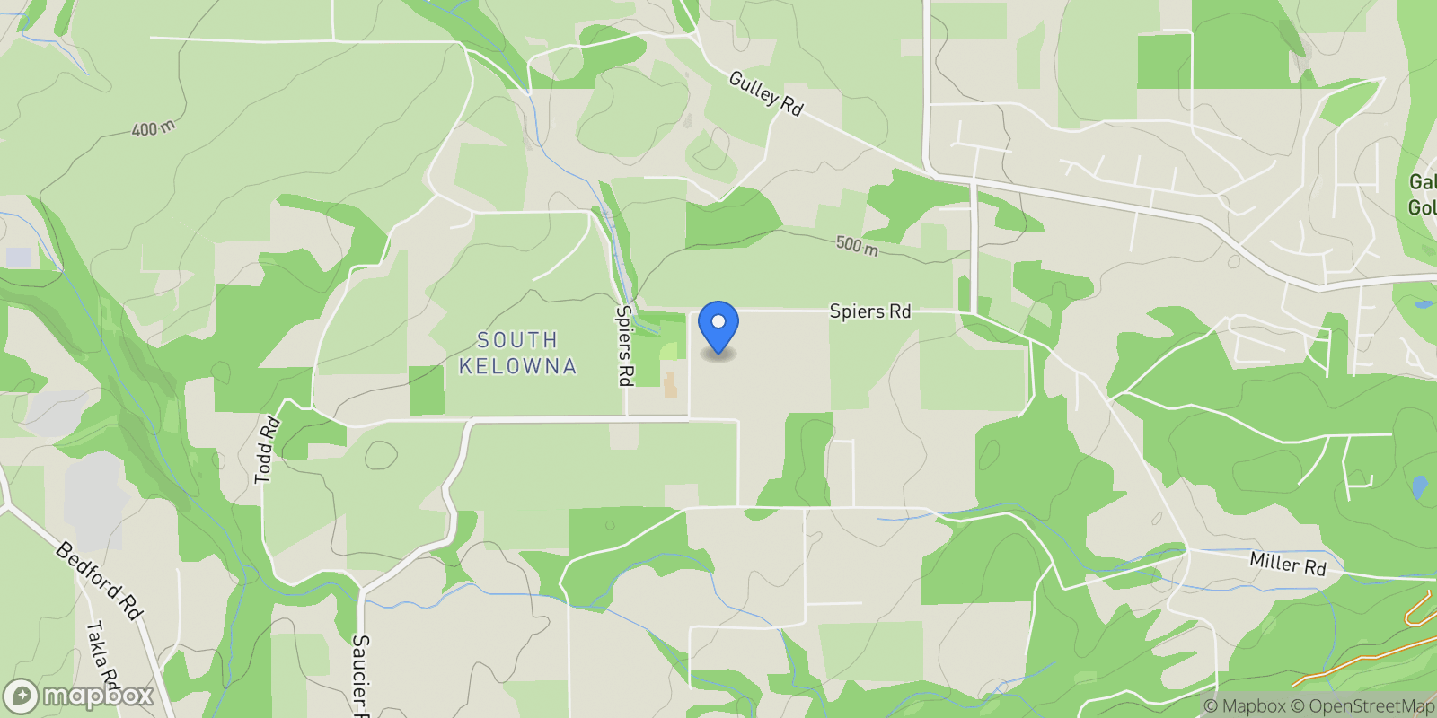 Map showing 4139 Wallace Hill Road, Kelowna, BC, V1W4B6, CANADA, Kelowna, British Columbia, Canada.