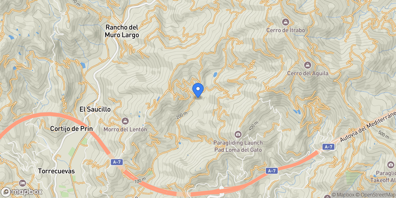 Map showing Itrabo, Itrabo, Granada, Itrabo, Itrabo, Andalusia, Spain.