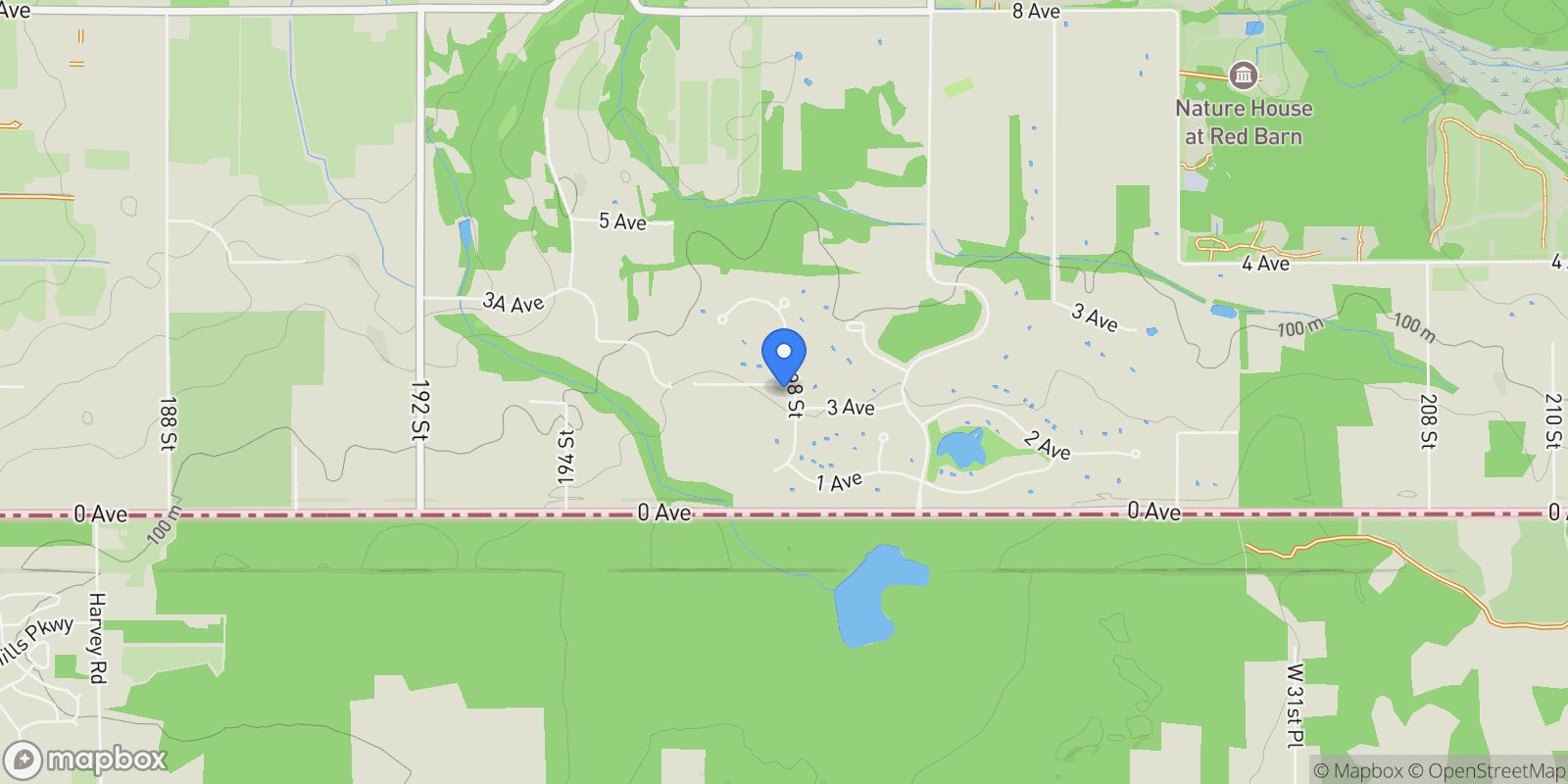 Map showing 323 198 Street, Langley, BC, V2Z0A6, CANADA, Langley Township, British Columbia, Canada.