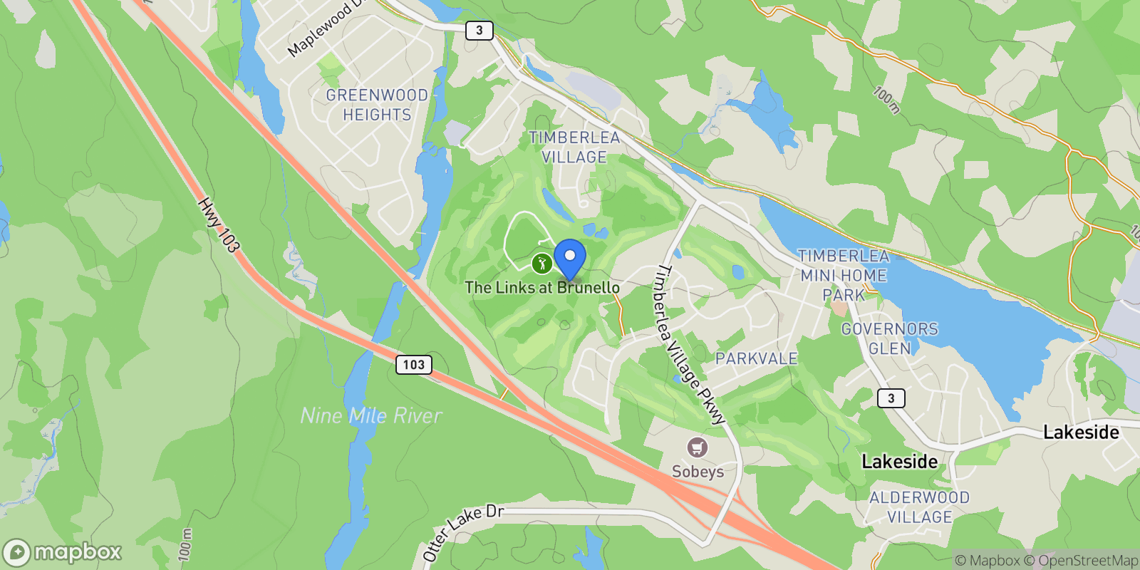 Map showing 148 Brunello Boulevard Lot 8-49, Timberlea, Nova Scotia, Canada.