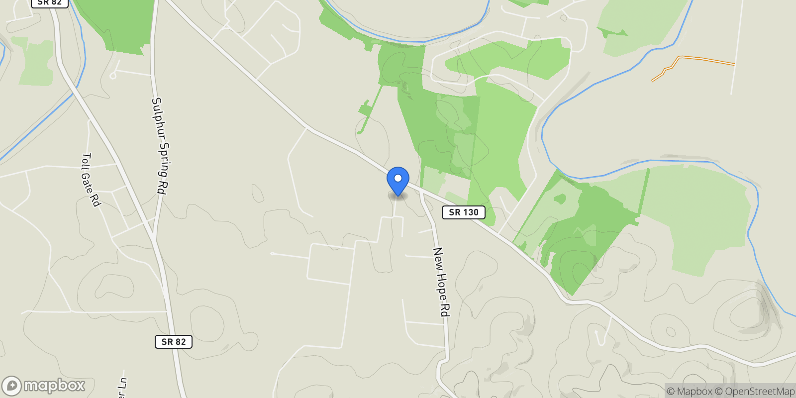 Map showing 105 Himesville Rd, Shelbyville, TN 37160, Shelbyville, Tennessee, United States.