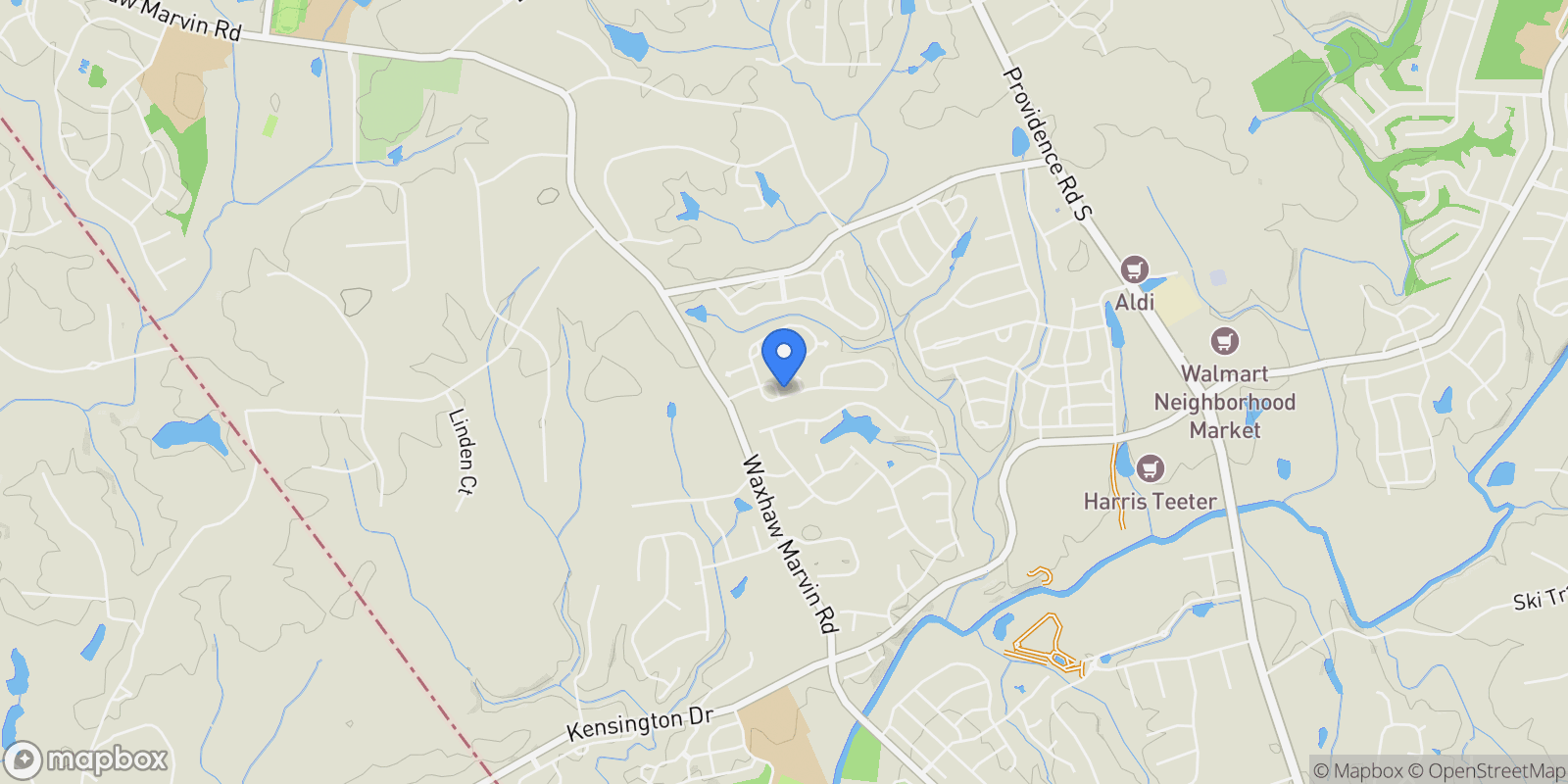 Map showing 3301 Mcpherson Street, Waxhaw, NC 28173, Waxhaw, North Carolina, United States.