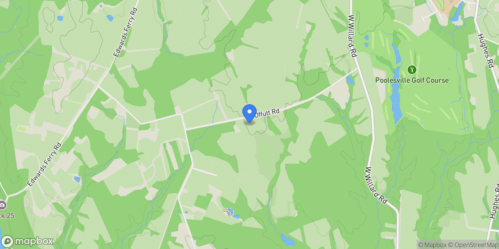 Map showing 21100 W Offutt Road, Poolesville, MD 20837, Poolesville, Maryland, United States.