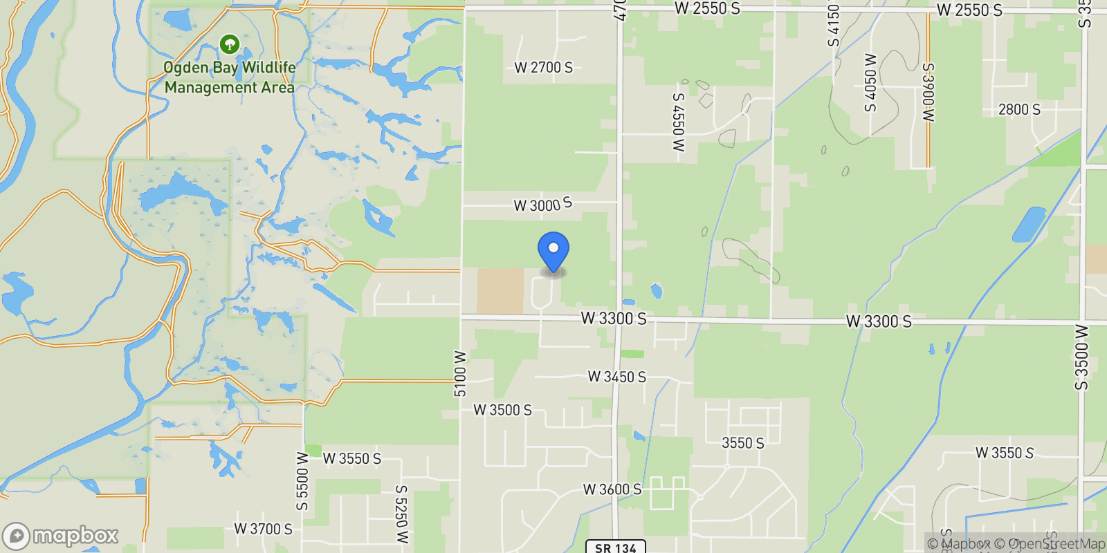Map showing 3198 S 4950 W 29, Ogden, Utah, United States.