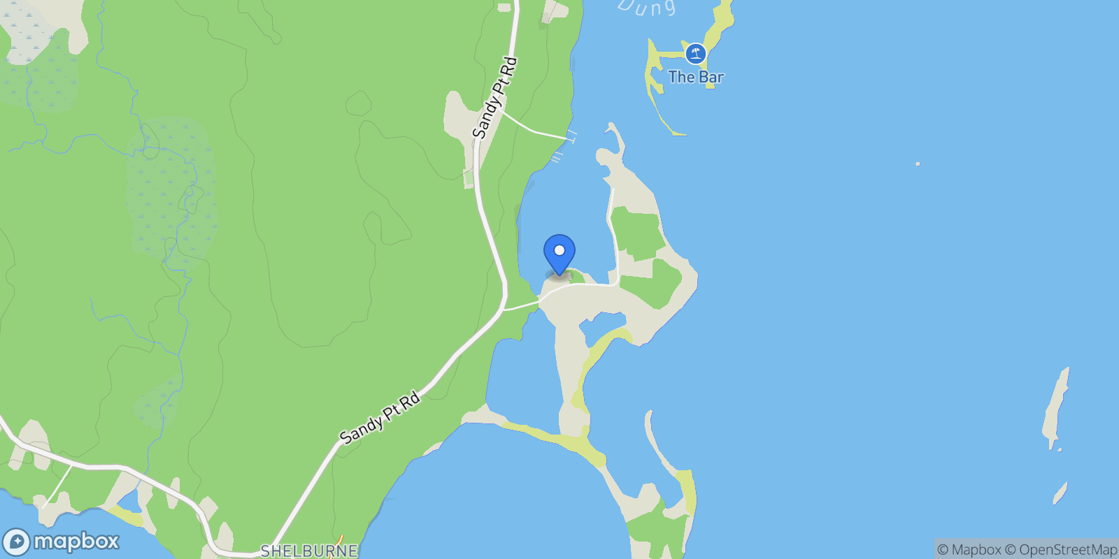 Map showing 61 Lockes Island Road, Lower Jordan Bay, NS B0T 1W0, Shelburne, Nova Scotia, Canada.