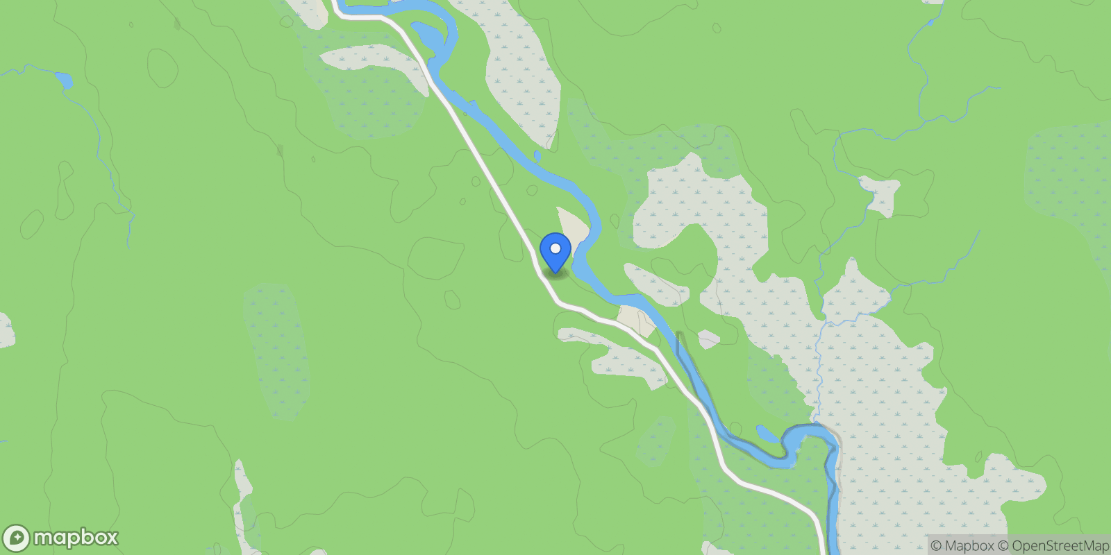 Map showing 1628 Upper Clyde Road, Clyde River, NS B0W 1R0, Shelburne, Nova Scotia, Canada.