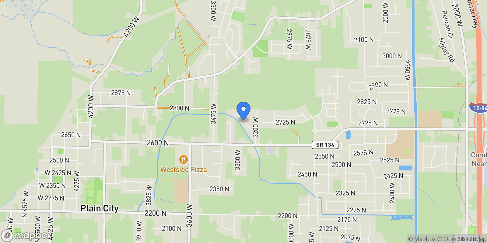 Map showing 2727 N 3225 W 201, Ogden, Utah, United States.
