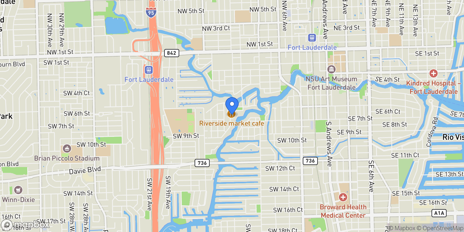 Map showing 620 SW 12th Ave, Fort Lauderdale, Florida, United States.
