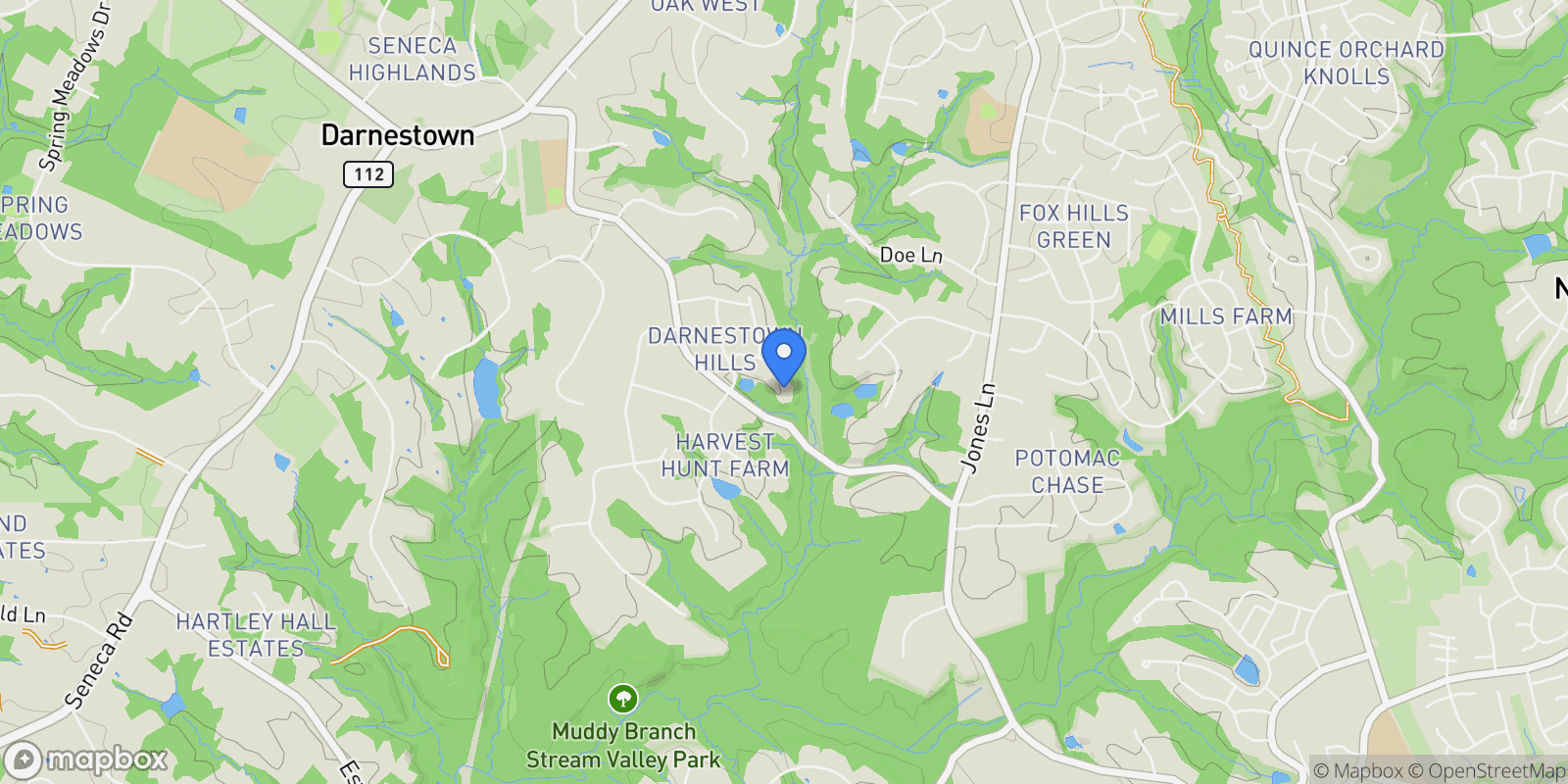 Map showing 14503 Falling Leaf , North Potomac, MD 20878, North Potomac, Maryland, United States.