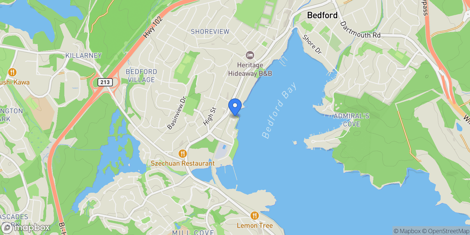 Map showing 4 Arthur Lismer Court, Bedford, NS B4A 4B4, Bedford, Nova Scotia, Canada.