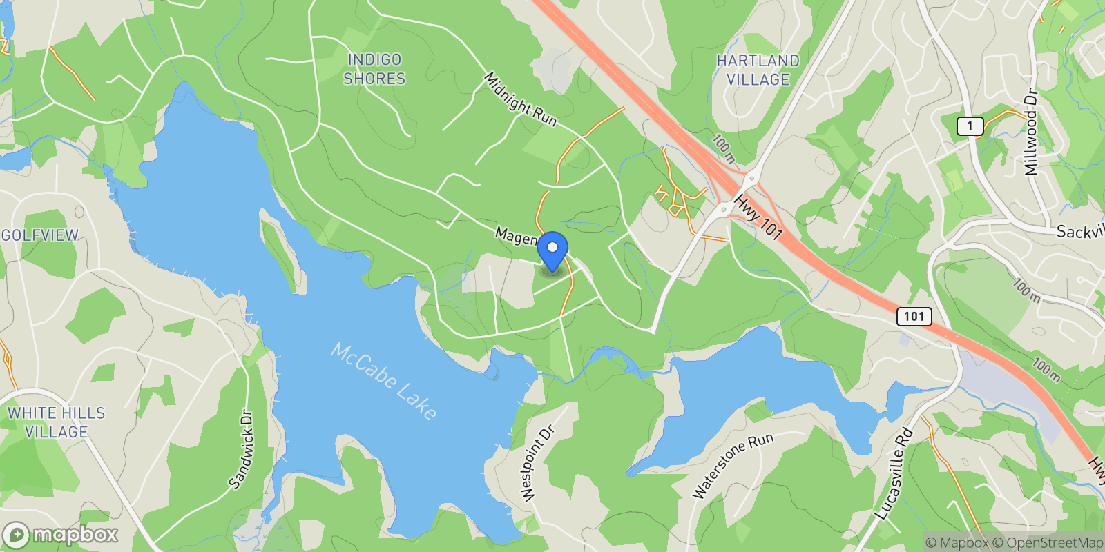 Map showing 39 Nightshade Lane, Middle Sackville, NS B4E 0T4, Middle Sackville, Nova Scotia, Canada.
