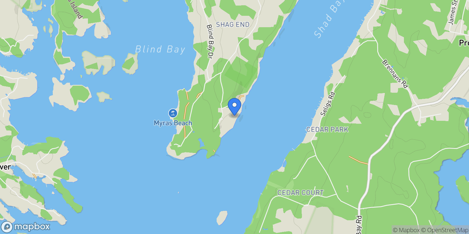 Map showing 821 Shad Point Parkway, Blind Bay, NS B3Z 4C4, Blind Bay, Nova Scotia, Canada.