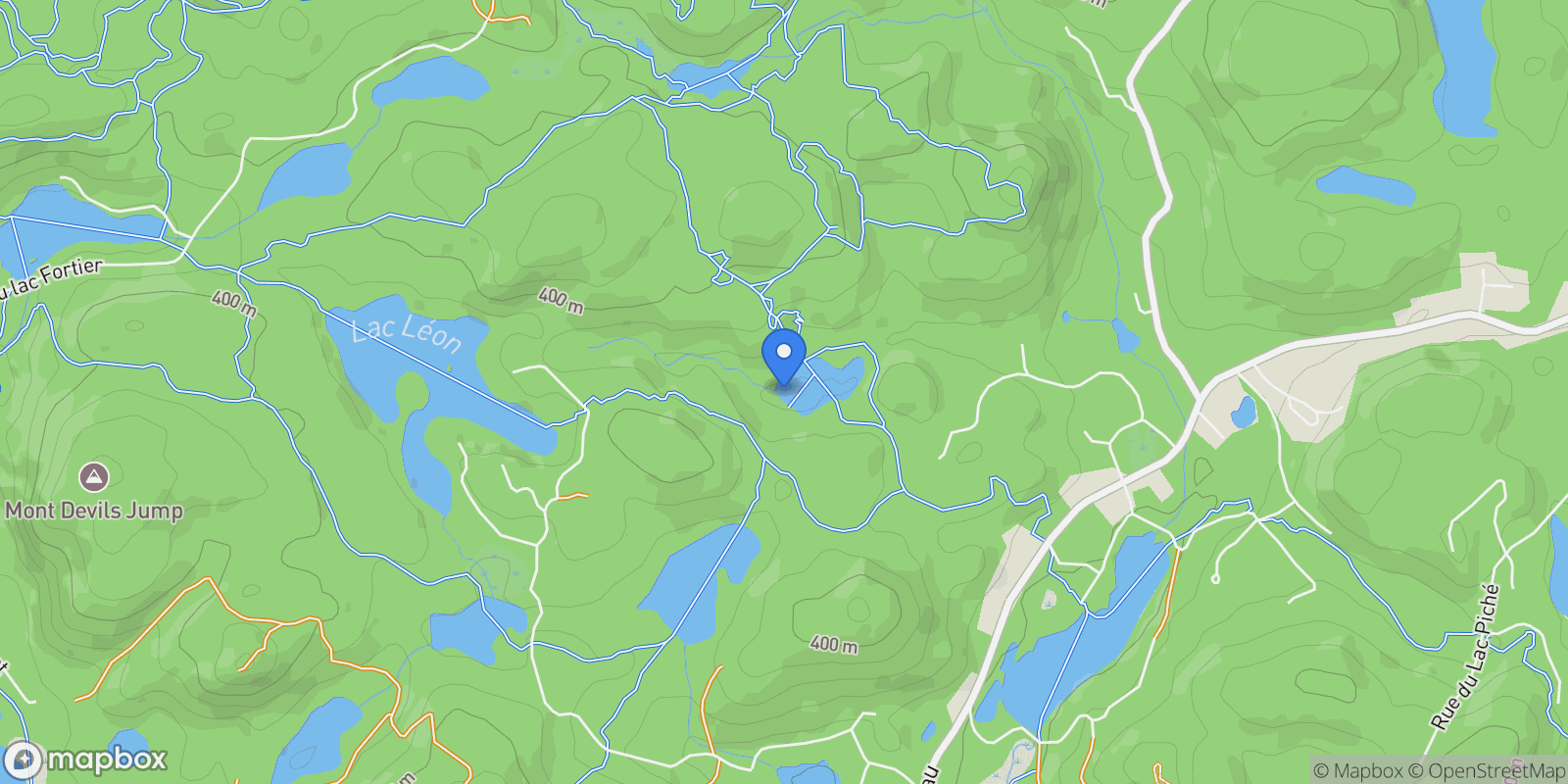 Map showing Rue Non Disponible-Unavailable, Sainte-Adèle, Quebec, Canada.