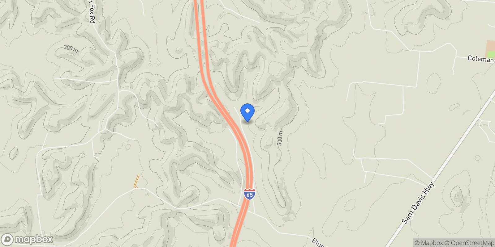 Map showing 2846 Fuller Hollow Rd , Cornersville, TN 37047, Cornersville, Tennessee, United States.