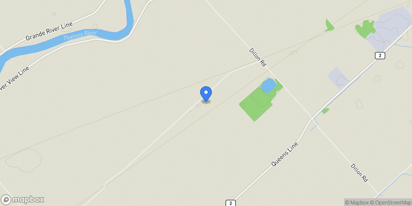Map showing 6828 Third Line, Chatham, ON N7M 5T1, Chatham, Ontario, Canada.