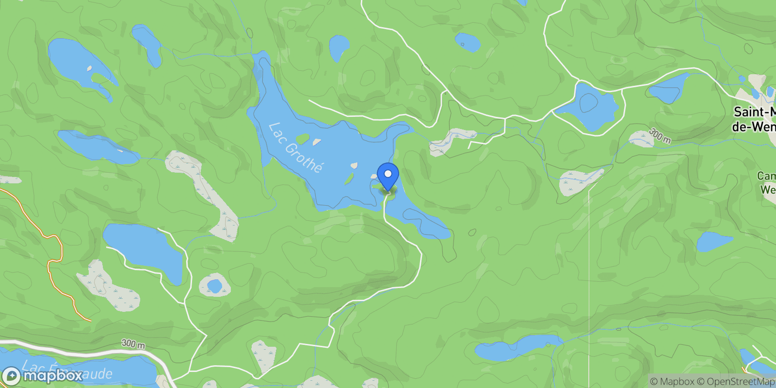 Map showing 3000 Ch. Carling, Wentworth North, Quebec, Canada.