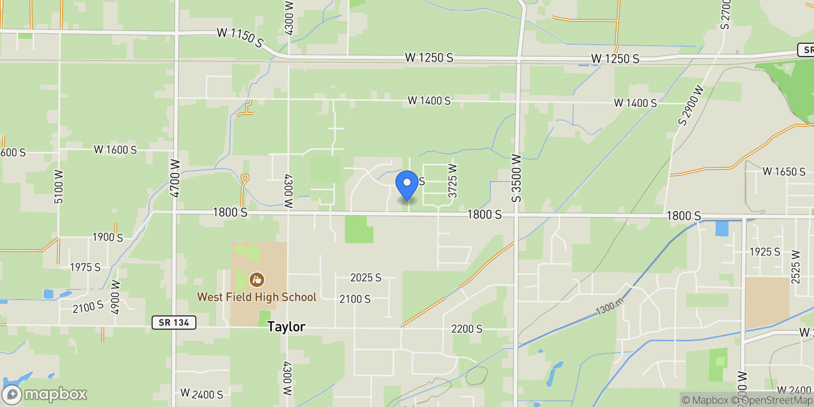 Map showing 1777 S 3875 W 231, Ogden, Utah, United States.