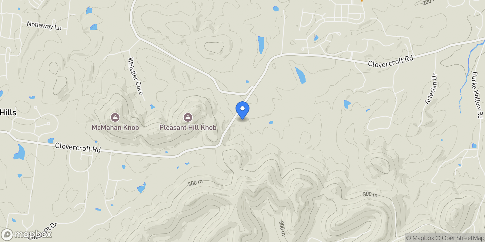 Map showing 9591 Clovercroft Rd Lot 2 , Franklin, TN 37067, Nolensville, Tennessee, United States.
