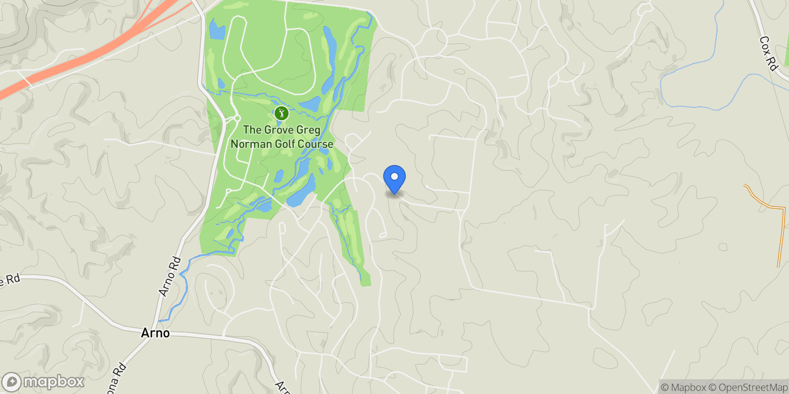 Map showing 6561 Eudailey Covington Rd , College Grove, TN 37046, College Grove, Tennessee, United States.