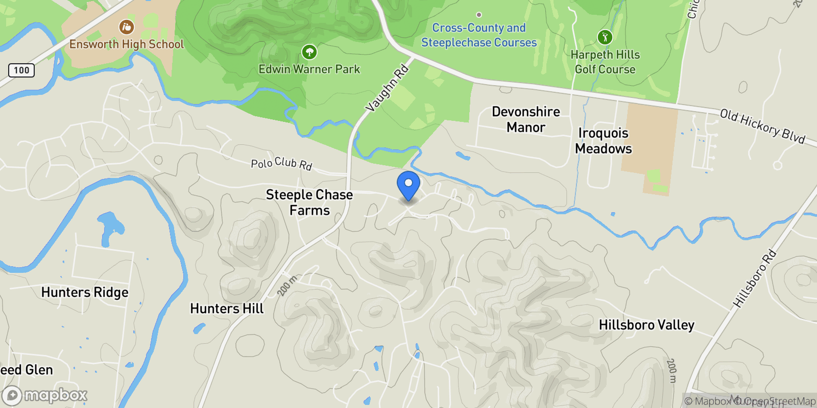 Map showing 1101 Grafton Dr , Franklin, TN 37069, Franklin, Tennessee, United States.