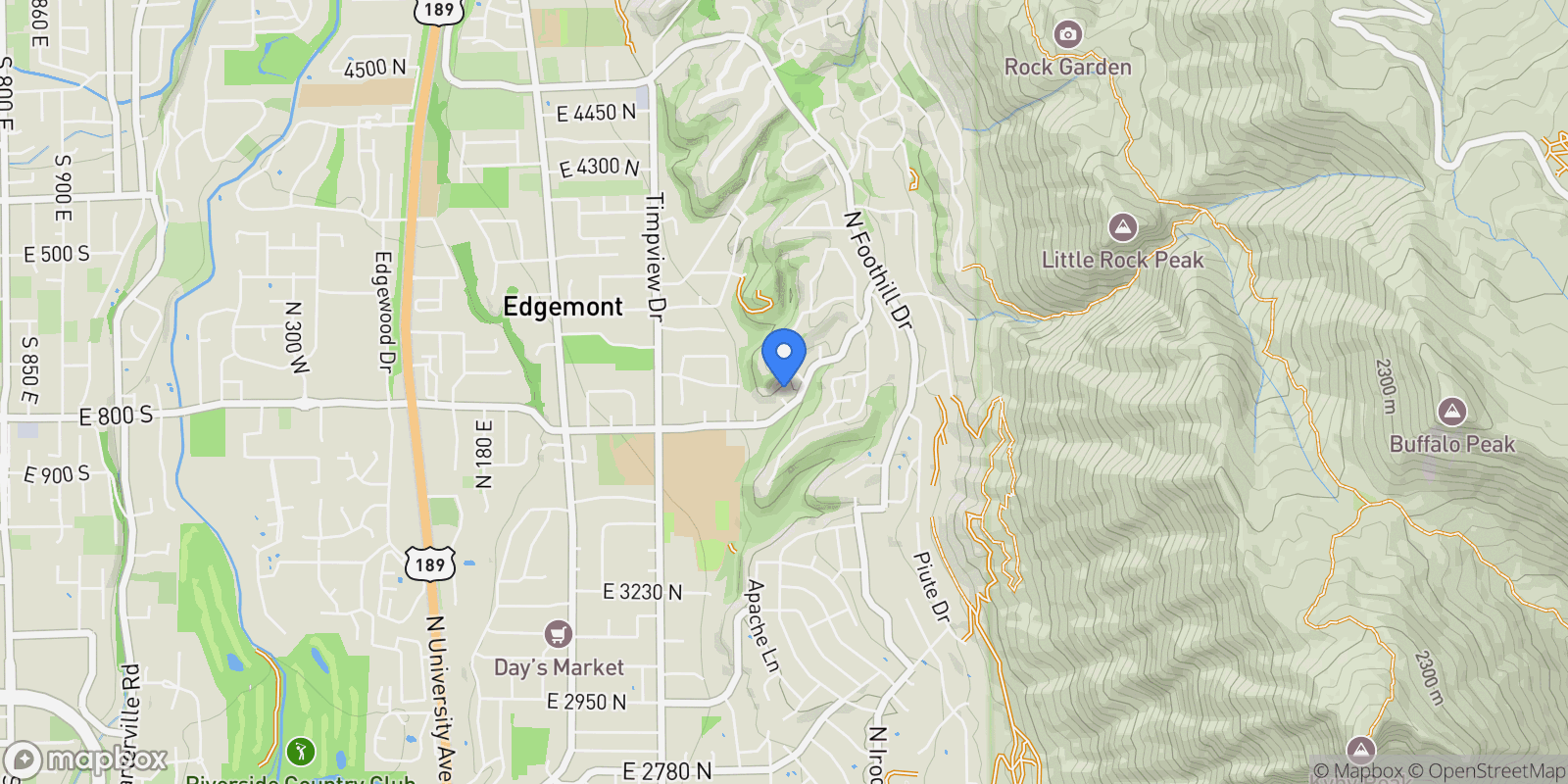 Map showing 3702 N 920, Provo, UT 84604, Provo, Utah, United States.