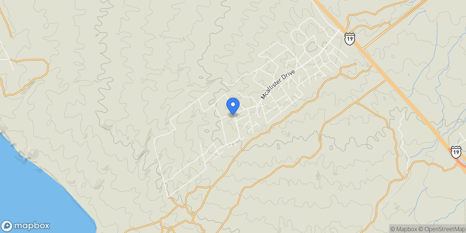 Map showing B29 L3 Rolling Hills, Hotel Rollin Hills, Baja California Sur, Mexico.