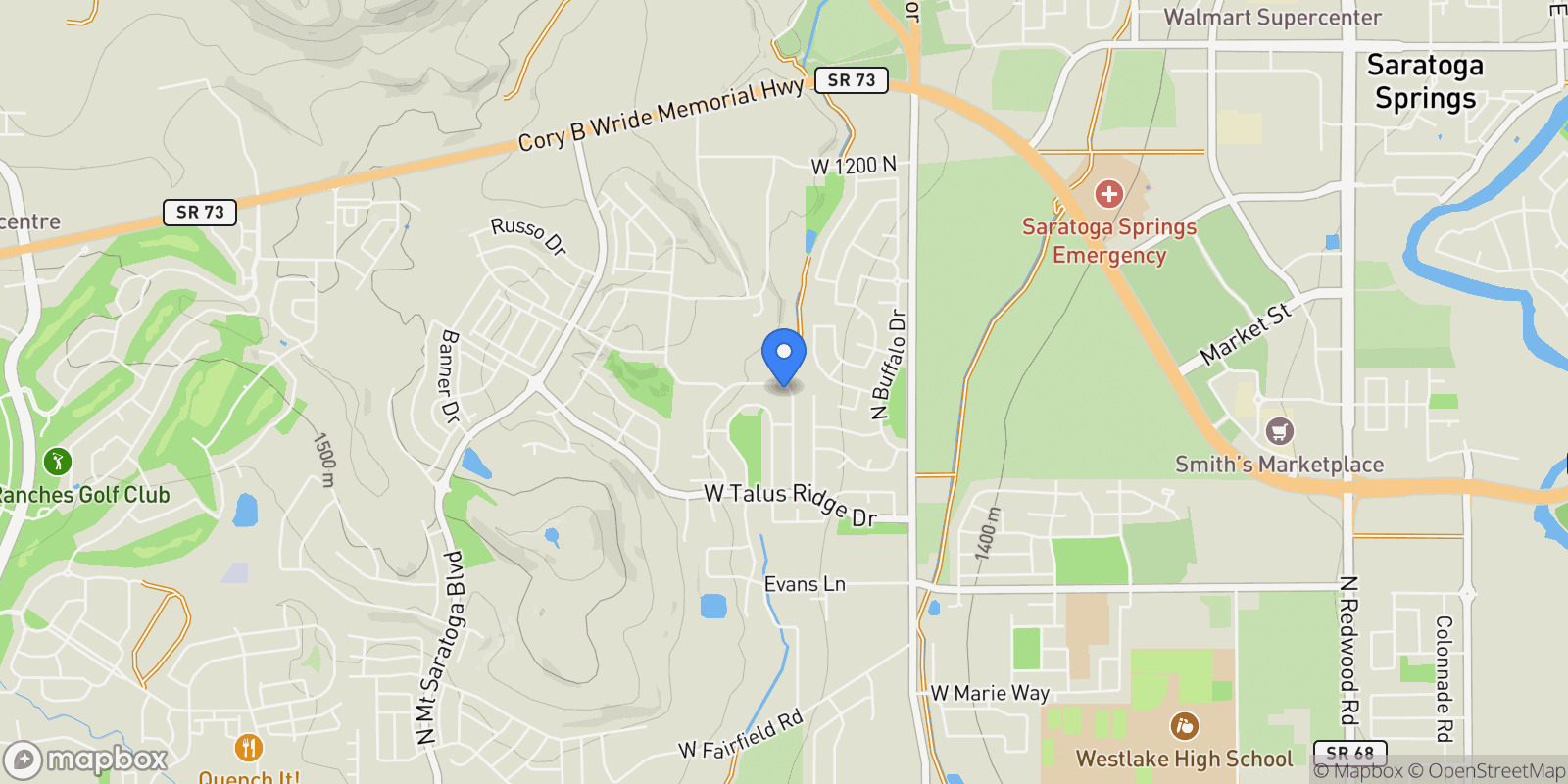Map showing 761 N Appellation Dr, Saratoga Springs, UT 84045, Saratoga Springs, Utah, United States.