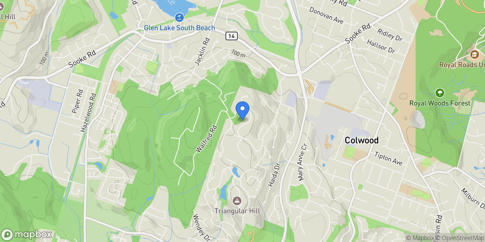 Map showing 777 Cuaulta Cres, Colwood, British Columbia, Canada.