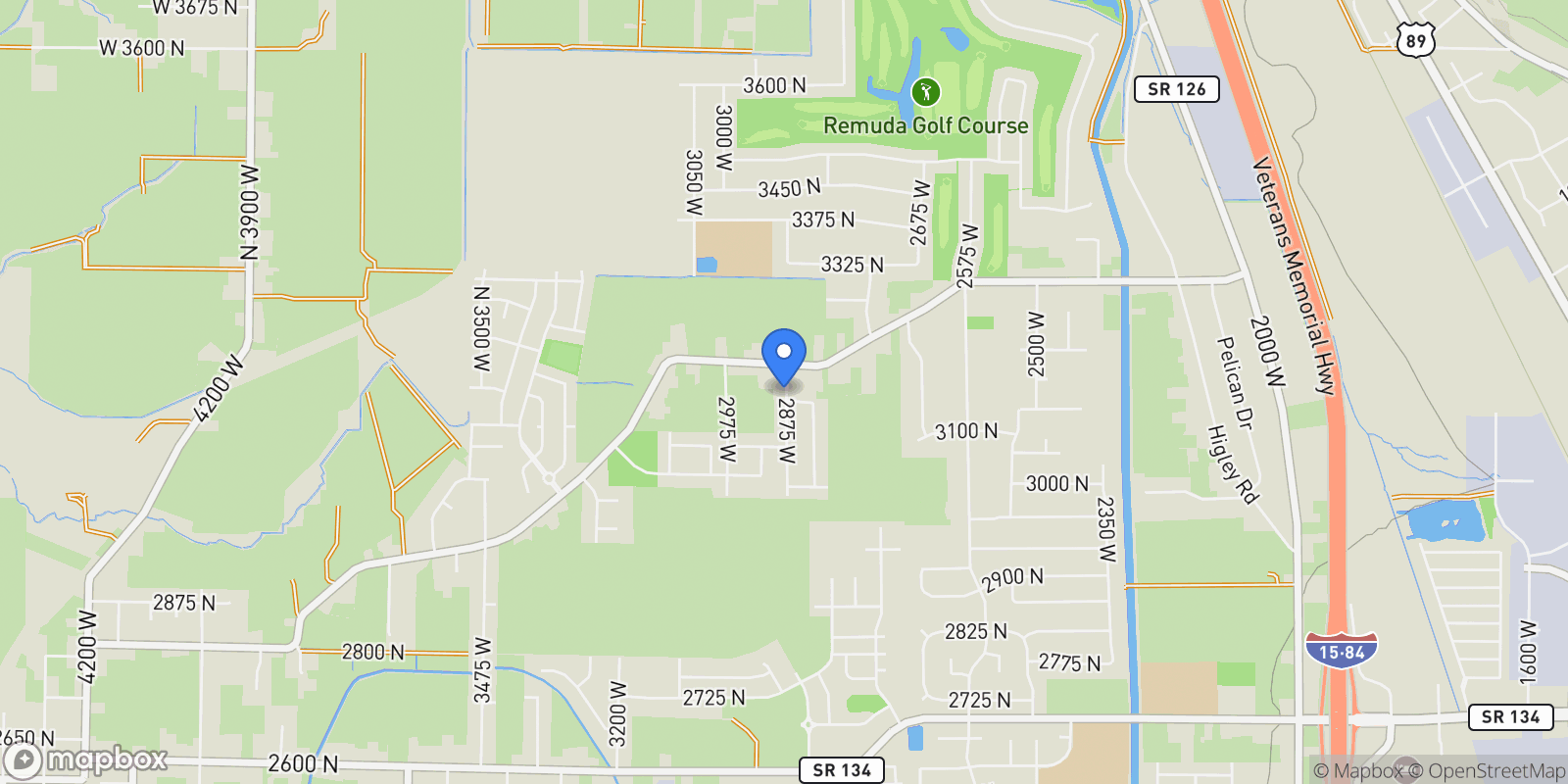 Map showing 3241 N 2875 W 31, Ogden, Utah, United States.