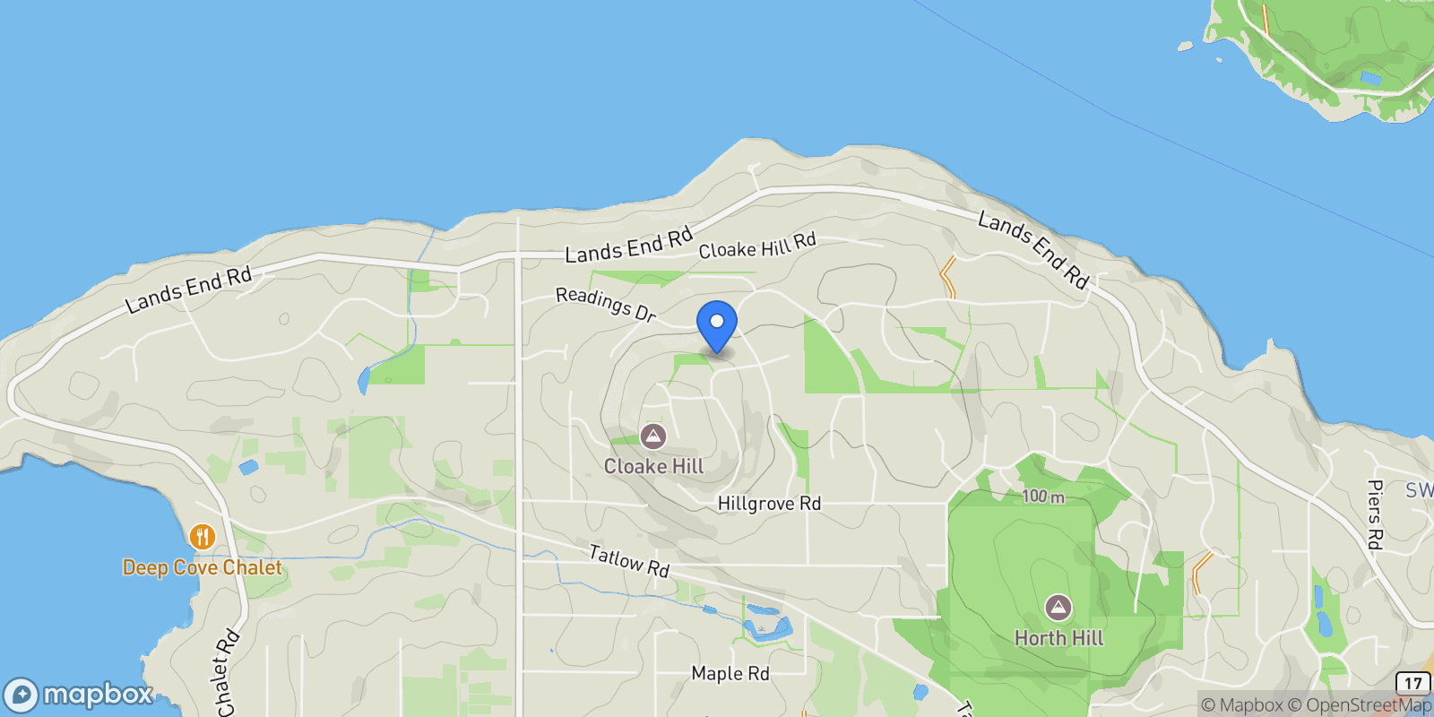 Map showing 11406 Sycamore Dr, North Saanich, British Columbia, Canada.