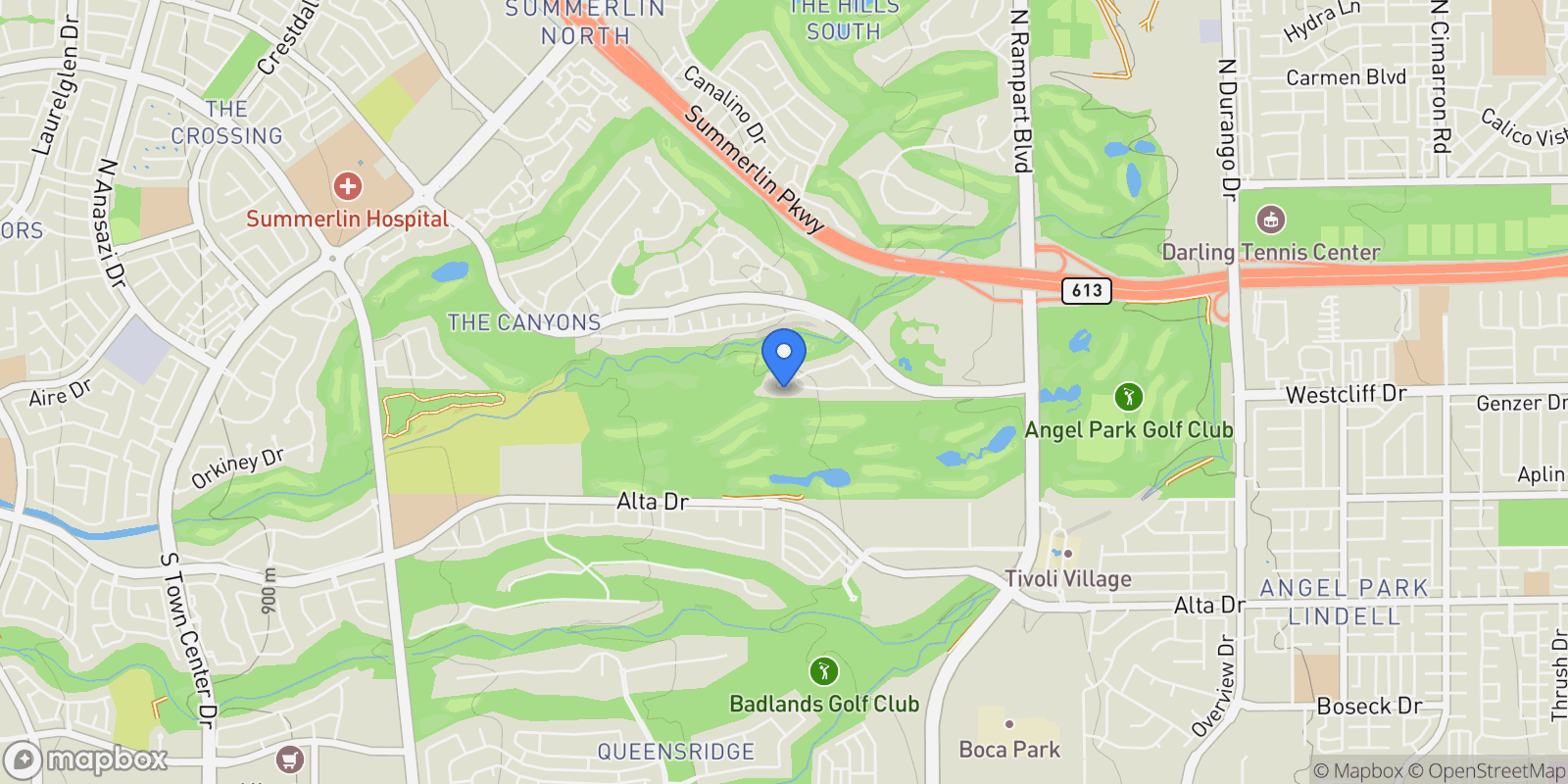 Map showing 9219 Tesoras Drive 402, Las Vegas, NV 89144, Las Vegas, Nevada, United States.